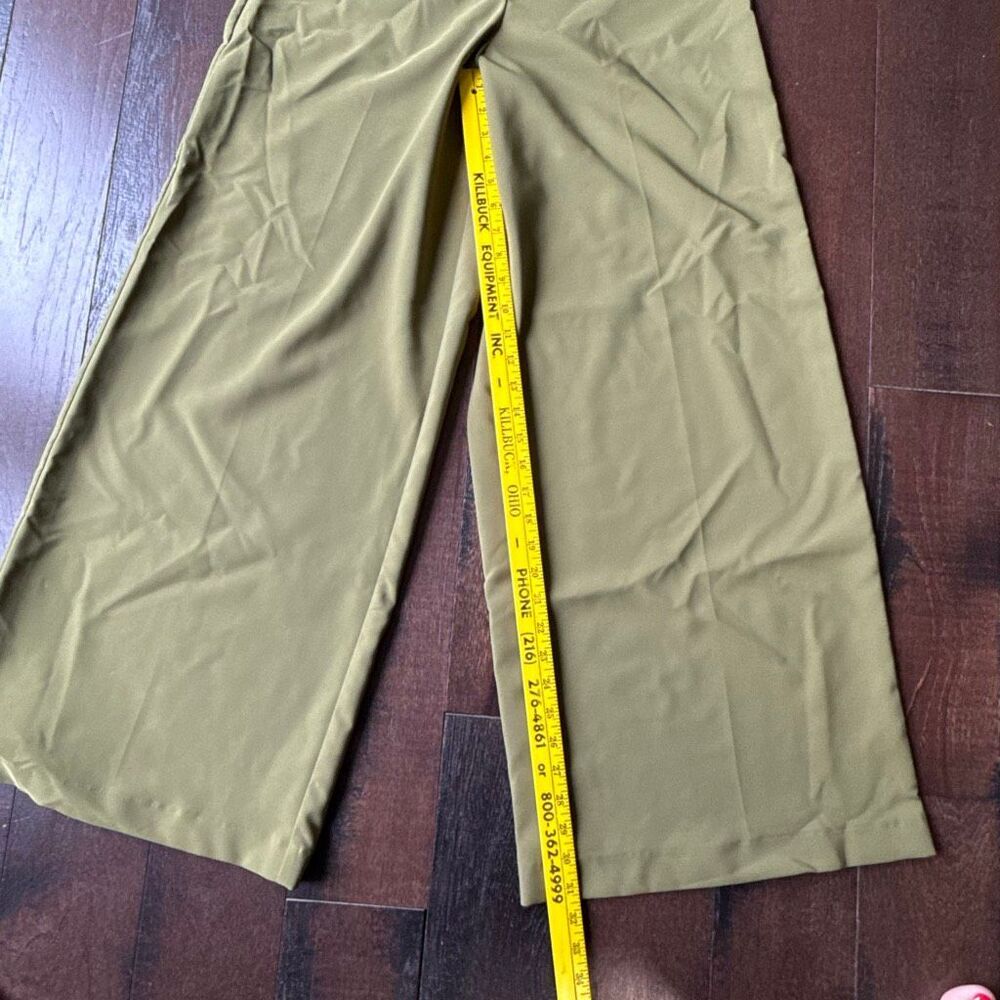 New York and co high waist wide leg paper bag dress pants size medium women’s gr - Picture 7 of 10